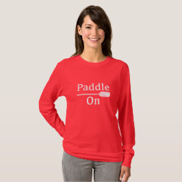 Design-Paddel - Langschlauch-T - Shirt