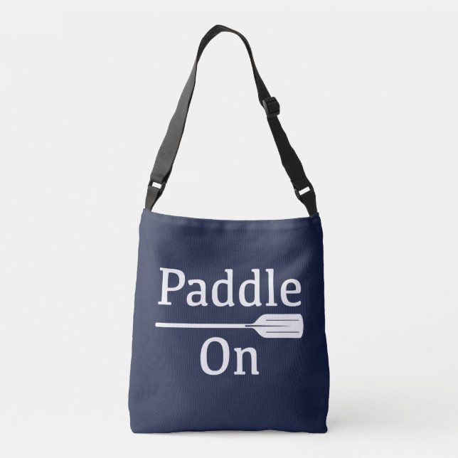Design-Paddel - Mehrdruck-Cross-Body-Bag, Tragetaschen Mit Langen Trägern (Rückseite)
