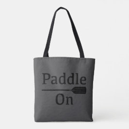 Design-Paddel - Volldrucktasche, Mittel Tasche