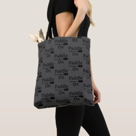 Design-Paddel - Volldrucktasche, Mittel Tasche