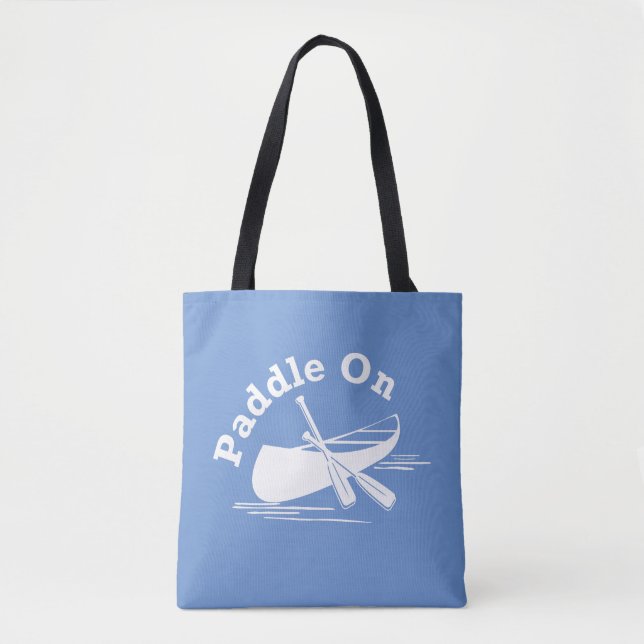 Design-Paddel - Volldrucktasche, Mittel Tasche (Vorderseite)
