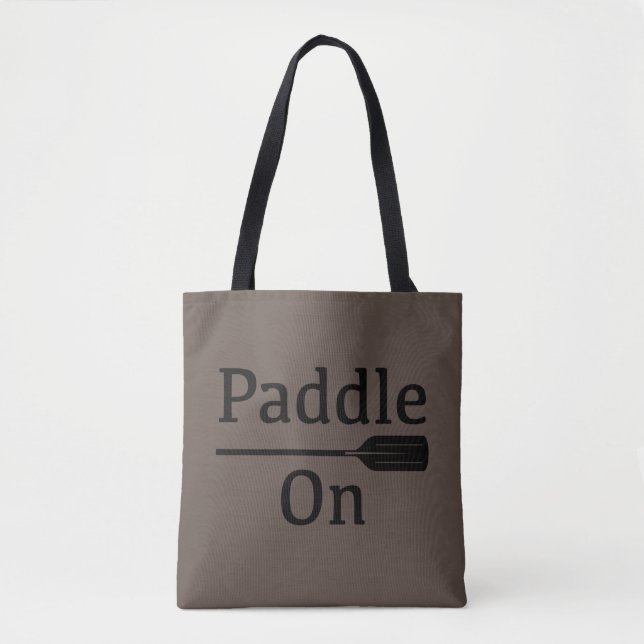 Design-Paddel - Volldrucktasche, Mittel Tasche (Vorderseite)