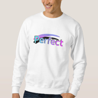 Design parfait sur un sweatshirt blanc