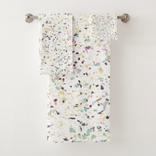 Design pastel en marbre vintage classique terrazzo