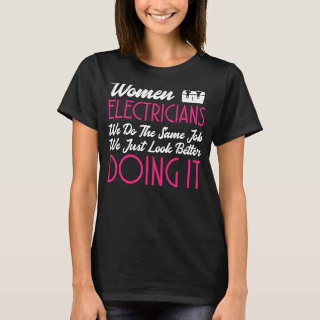 Design Phantastischer Elektroangestellter T-Shirt (Vorderseite)