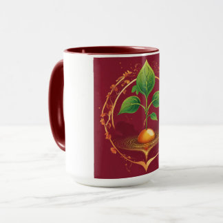 Design Plante en pleine croissance sur la Mug de M