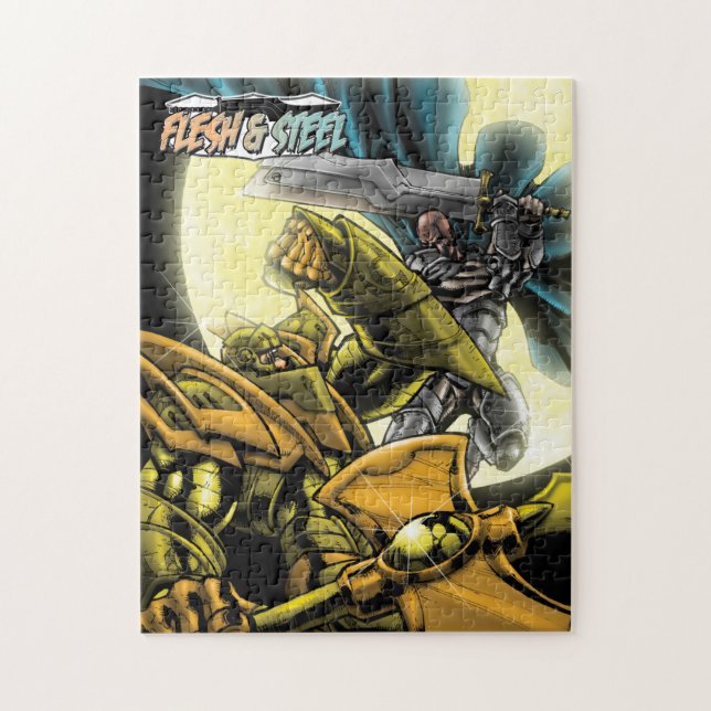 Design-Puzzle für Fleisch und Stahl V2 (Vertikal)