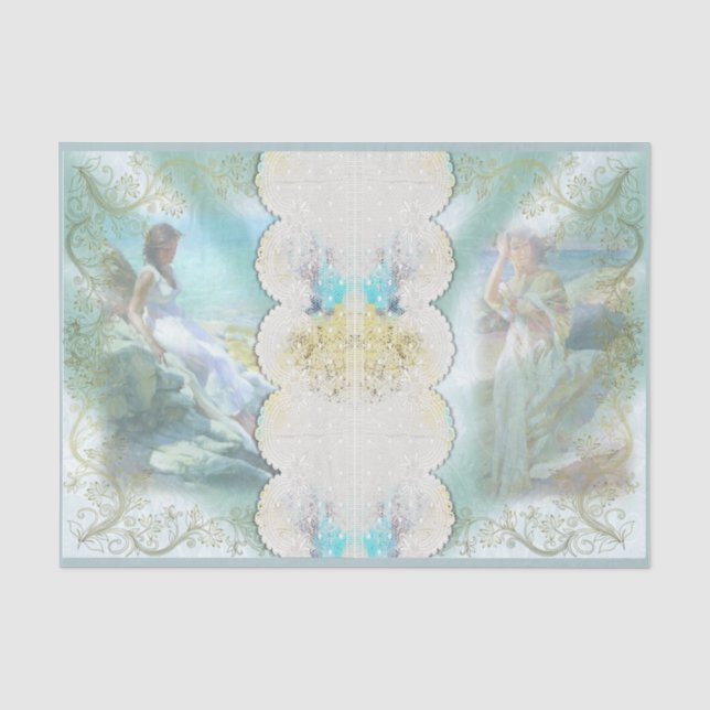 Design-Reihe für Beach Beauty 8 Seidenpapier (Vorderseite)
