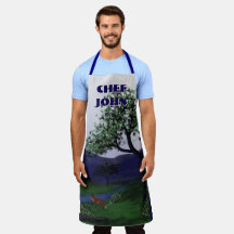 Design River Fox personnalisé, grand tablier