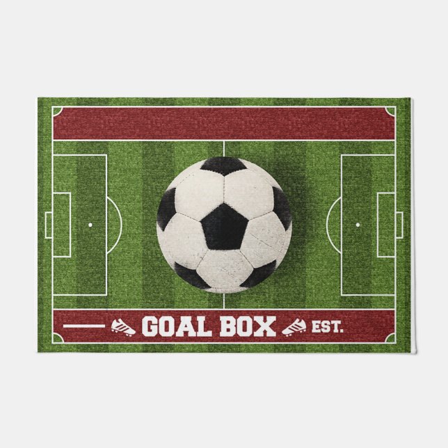 Design-Rug, Fußball Fußmatte (Vorderseite)