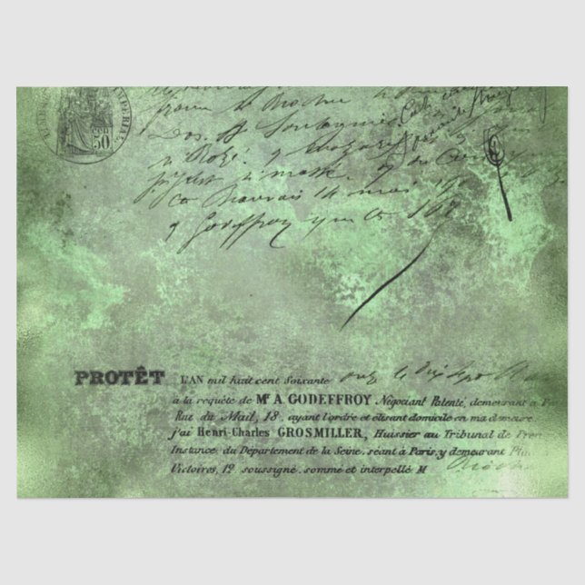 Design-Serie für das Grünbuch Ephemera 18 Seidenpapier (Vorderseite)