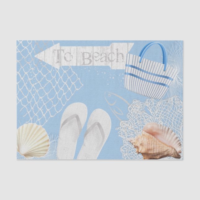 Design-Serie Nautic Harbour 9 Seidenpapier (Vorderseite)
