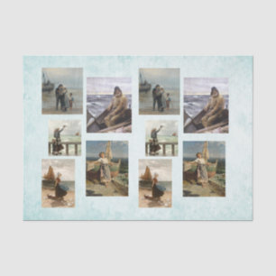 Design-Serie Nautical Harbor 12 Seidenpapier