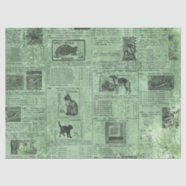 Design-Serie von Ephemera Green Paper Series 14 Seidenpapier