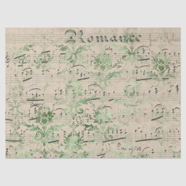 Design-Serie von Ephemera Green Paper Series 17 Seidenpapier (Vorderseite)