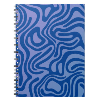 Design simple et élégant Carnet spiral abstrait