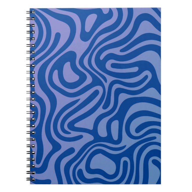 Design simple et élégant Carnet spiral abstrait (Devant)