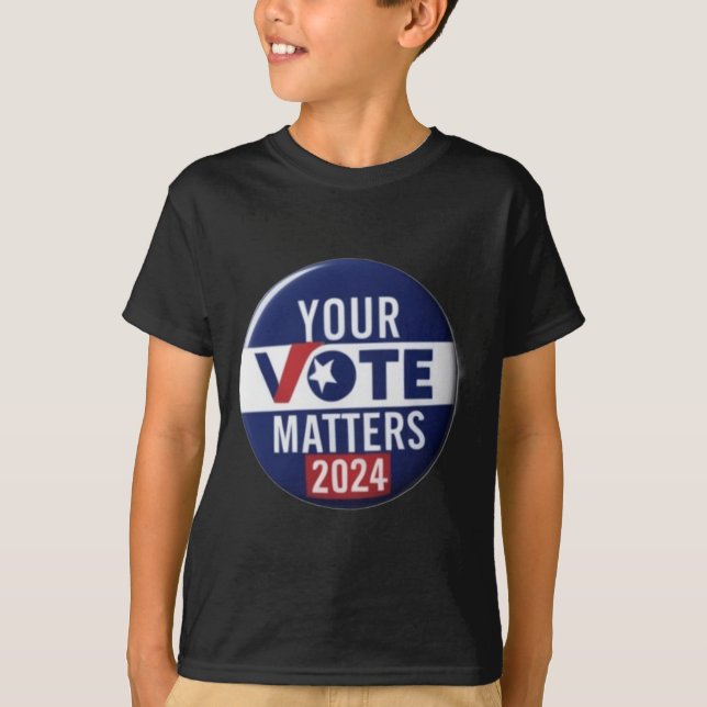 Design-Sticker für Ihre Kampagne "Vote S 2024" T-Shirt (Vorderseite)