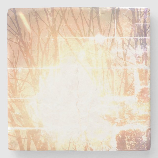 Design-Stil aus Stein-Untersetzer Steinuntersetzer (Vorderseite)