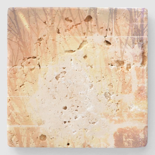 Design-Stil aus Stein-Untersetzer Steinuntersetzer (Vorderseite)