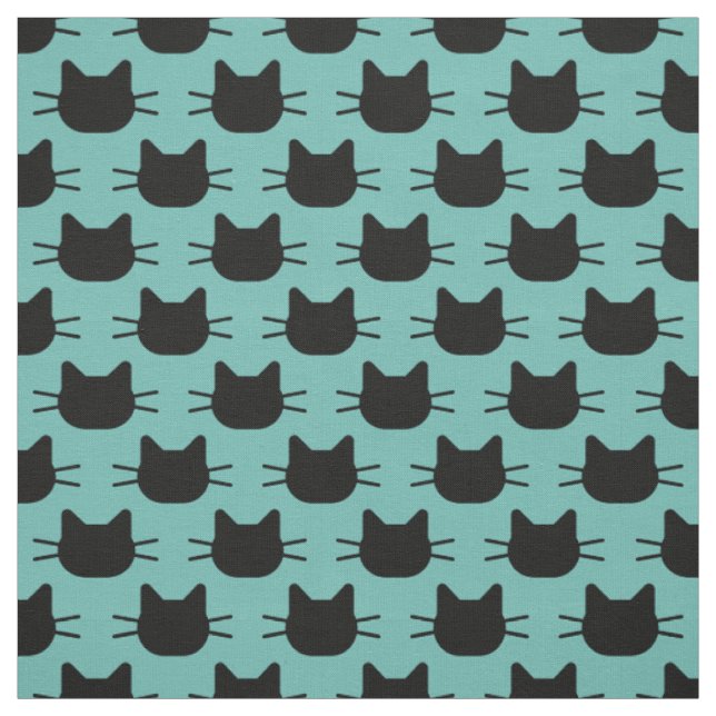 Design-Stoff für Schwarze Katzen Stoff (Muster)