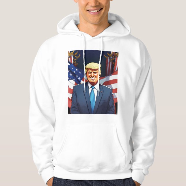 Design sweat - shirt à capuche par Donald Trump av (Devant)