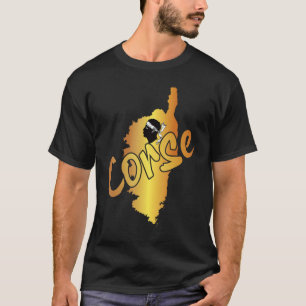 Design-Symbol der Flagge und Karte von Korsika 1 T-Shirt