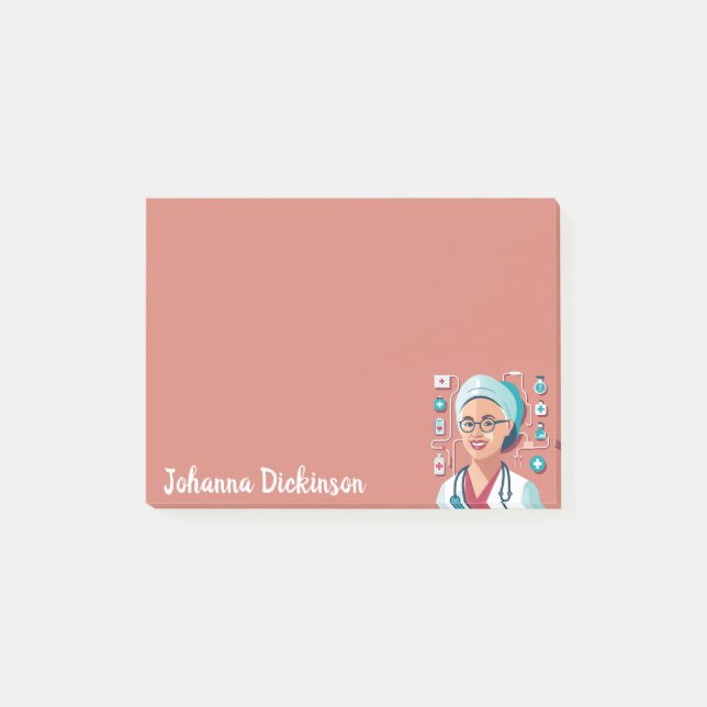 design sympa pour les infirmières post-it klebezettel (Vorderseite)