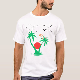 Design T-shirt cocotier