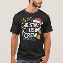 Design T-shirt de l'équipe de couture de Noël