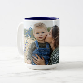 Design-Tasse für Kaffee und Tee Zweifarbige Tasse