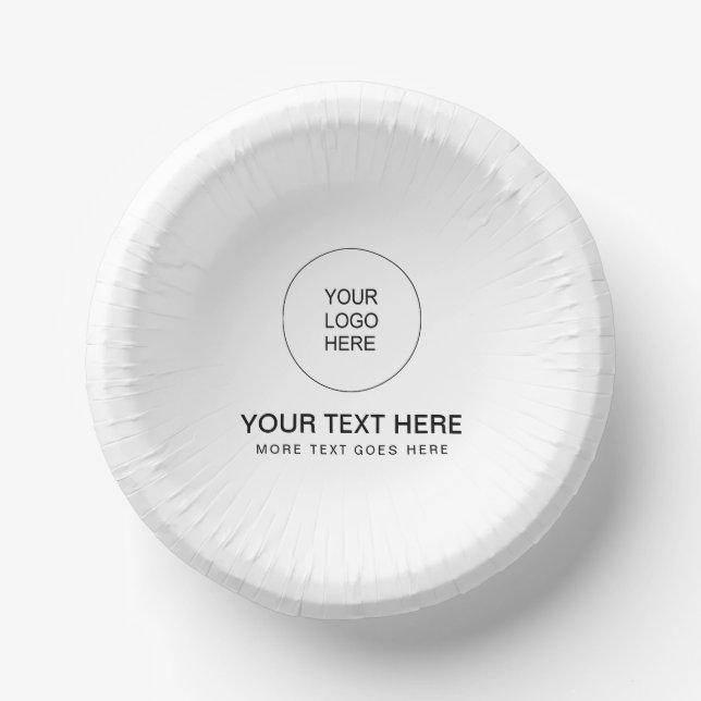 Design Template Business Company Logo Text hier Pappteller (Vorderseite)