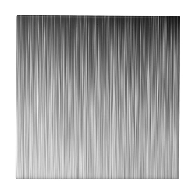 Design-Tile mit schwarzer und weißer Linie Fliese (Vorderseite)