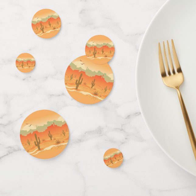 Design-Tischkonfetti für die Wüstenlandschaft Konfetti (Gruppe)