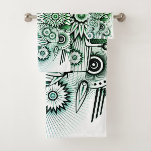 Design tribal teinte verte