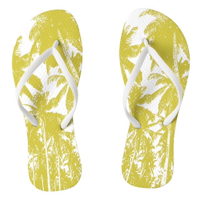 Design tropischer Palmen Flip Flops (Fußbett)