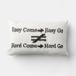 Design über einfache Arbeit und harte Arbeitsbezie Lendenkissen