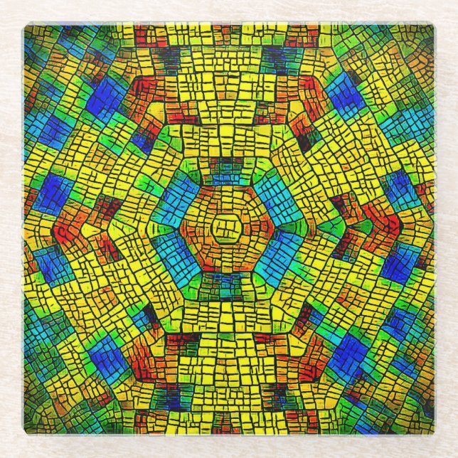 Design-Untersetzer Glasuntersetzer (Vorderseite)