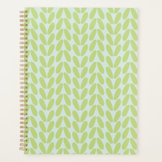 Design Vert Feuille Pastel Blue (Devant)