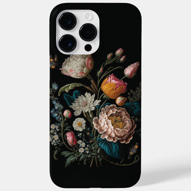 Design viktorianischer Blume - Ein zeitloser Klass Case-Mate iPhone 14 Pro Max Hülle (Rückseite)