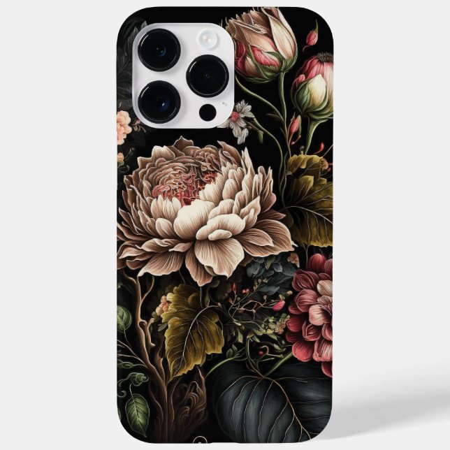 Design viktorianischer Blume - Ein zeitloser Klass Case-Mate iPhone 14 Pro Max Hülle (Rückseite)