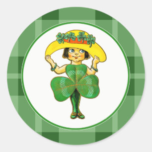 Design Vintage Autocollants de la Saint-Patrick