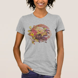 Design Vintager Stiefmütterchen T-Shirt