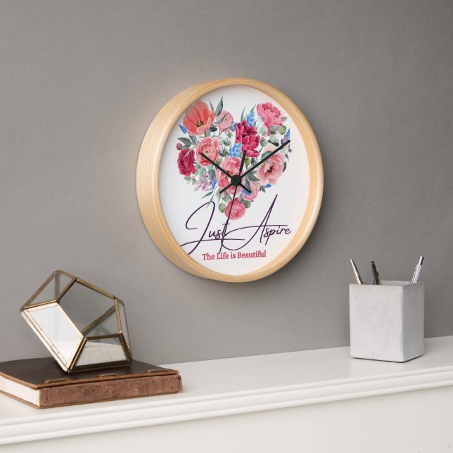 Design von Blume überwachen Uhr (Büro)