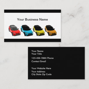 Design von Business Cards für Automotive Theme Visitenkarte