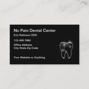 Design von Business Cards für coole Zahnärzte Visitenkarte