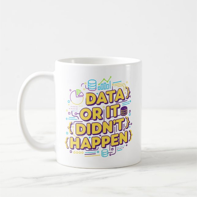 Design von Datenwissenschaften - Daten oder sie si Kaffeetasse (Links)