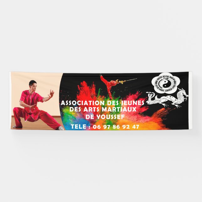 Design von exquisiten Kampfkünstlern Banner (Horizontal)