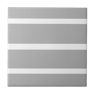 Design von grauen und weißen Streifen Fliese