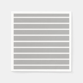 Design von grauen und weißen Streifen Serviette